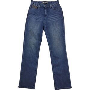 Levi’s Women’s blue 512 perfectly Slimming straight leg jeans size 28